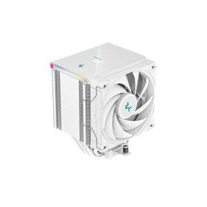Chladič CPU DeepCool AK500S DIGITAL, biely, šikmý pohľad - Fanúšikovia PC