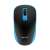 Havit MS626GT vezeték nélküli egér, fekete és kék színben, felülnézet