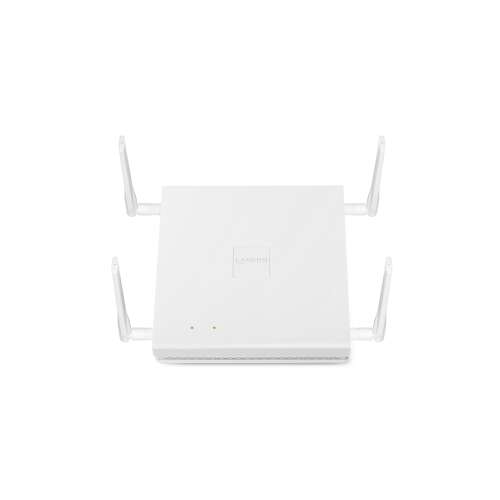 Router 5G Lancom 750-5G (EU), alb, cu patru antene, vedere de sus