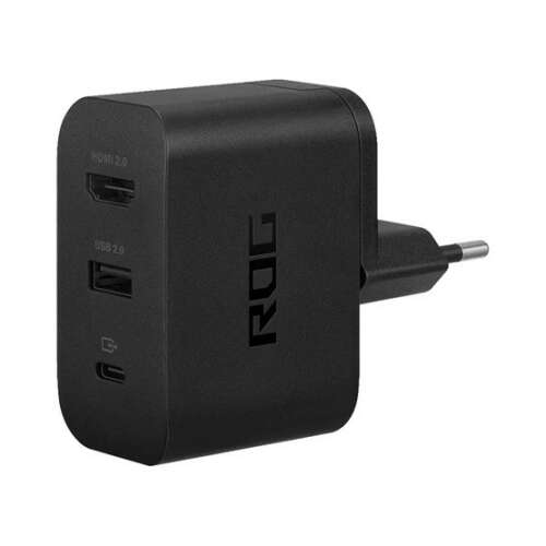 Asus ROG Gaming Charger Dock cu HDMI 2.0, porturi USB-C și USB-A, negru