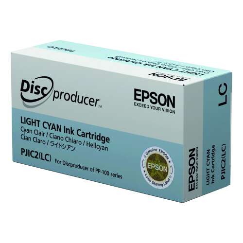 Epson PJIC2(LC) Light Cyan Ink Cartridge for Discproducer PP-100 series