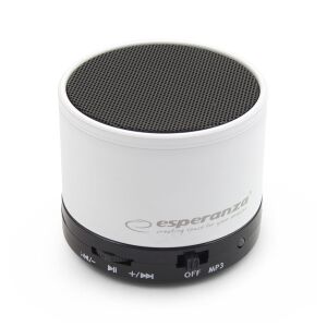 Biały głośnik Bluetooth Esperanza Ritmo EP115W - Esperanza Głośnik Bluetooth
