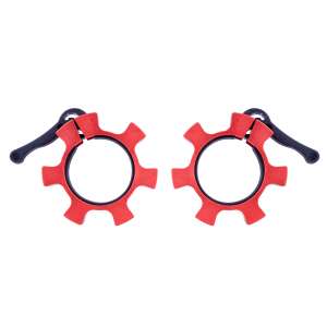 inSPORTline CL-21 olimpiai rúd rögzítők, piros, pár - Fitness kesztyű