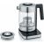 Graef WK 350 1-Liter-Glaswasserkocher mit abnehmbarem Deckel und Teefilter