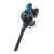 INSE N5T cordless stick vacuum cleaner, black and blue, angled view