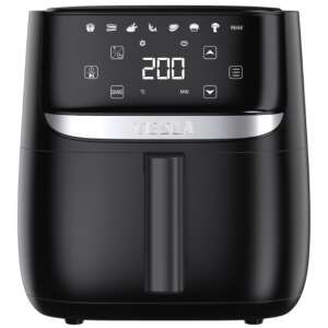 Tesla AirCook Q55 XL Forrólevegős sütő, 5,7L, 1700W, Fekete - Tesla