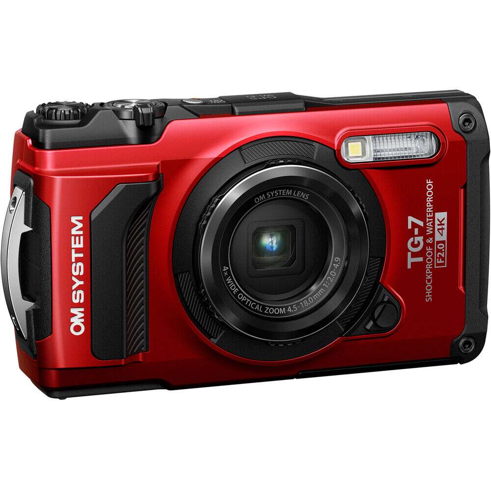 Olympus tg-7 digitális fényképezőgép - piros