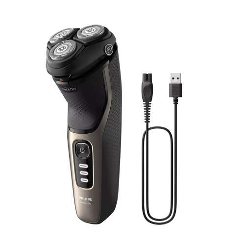 Philips 3000 Series elektromos borotva, nedves és száraz, USB töltőkábel - Szőrtelenítés és borotválkozás