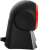 Qoltec 50857 desktop barcode scanner, black, side view