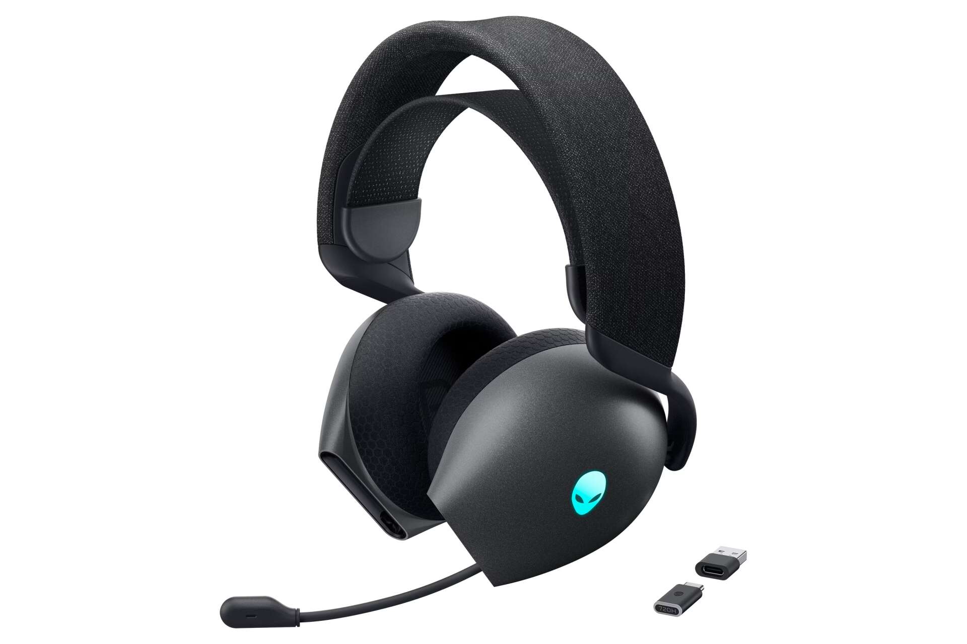 Dell alienware aw720h wireless/vezetékes gaming headset - fekete