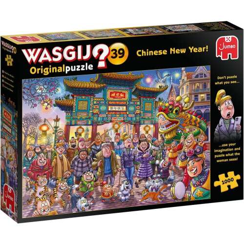 Jumbo Wasgij Original 39 Čínsky nový rok - 1000 dielikov puzzle
