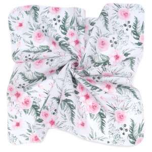 MTT kisméretű Textil pelenka 3db - Virágok #fehér-rózsaszín 34126636 Textil pelenkák