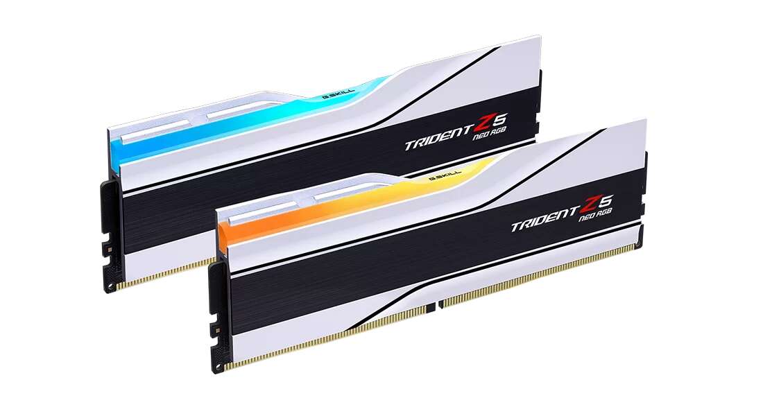 G.Skill 64GB / 6000 Trident Z5 Neo RGB White (AMD EXPO) DDR5 RAM...