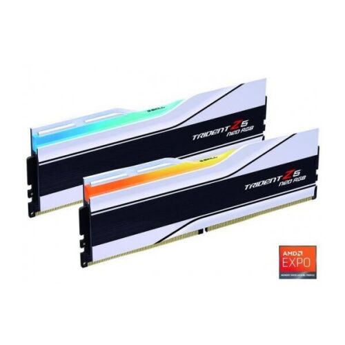 G.Skill 64GB / 6000 Trident Z5 Neo RGB White (AMD EXPO) DDR5 RAM KIT (2x32GB)