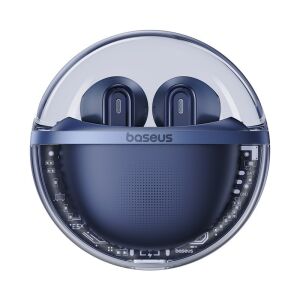Slúchadlá do uší Baseus Bowie E5x, bezdrôtové, Bluetooth 5.3, mikrofón, modré