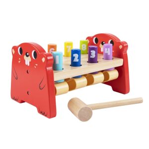 Tooky Toy Vakondhajsza kalapálós fajáték