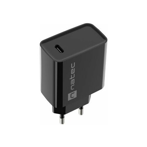 Ładowarka sieciowa Natec Ribera NUC-2060 USB-C - Czarna