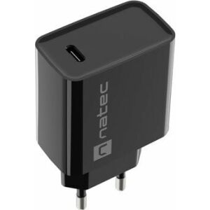 Încărcător de perete USB-C negru Natec Ribera NUC-2060 - Natec