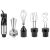 Lafe BZL001 hand blender set with attachments: blending, whisk, beater, dough hook