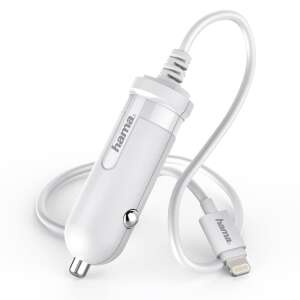 Hama 178303 iPad/iPhone Lightning (MFI) 2.4A weißes Autoladegerät 87972573