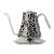 Cocinare Leopard Gooseneck Electric Kettle with a leopard print design and a white base