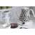 Cocinare Leopard Gooseneck Electric Kettle with a leopard print design and a white base