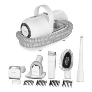 Set de îngrijire pentru animale de companie Tesla PetCare Station Pro TQ500, toate accesoriile - Perie pentru animale, mașină de tuns, foarfece, mașină de tăiat gheare