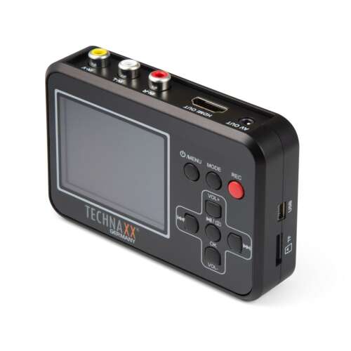 Technaxx TX-182 Retro Video Digitalisierer, schwarz, Seitenansicht