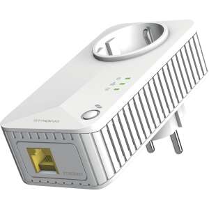 Strong Powerline WF 600 TRI FR Powerline adapter, fehér, ferde nézet - Strong