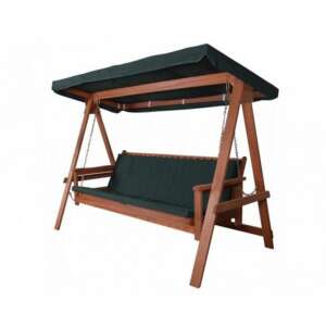 Hecht Baharu Lux fa hintaágy tetővel, kerti bútor - Hintaágy