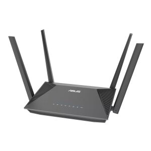 ASUS RT-AX52 AX1800 WiFi 6 рутер 3/4 изглед - ASUS Wi-Fi рутер, адаптер