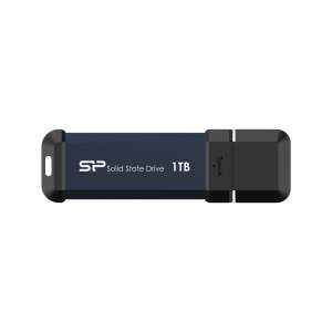 Silicon Power 250GB MS60 USB 3.2 Külső SSD - Kék