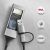Axagon ADE-TXCA USB-C+USB-A - Gigabit Ethernet adapter - Fekete 87984541