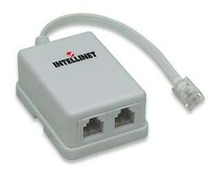 Intellinet ADSL modem splitter adapter
