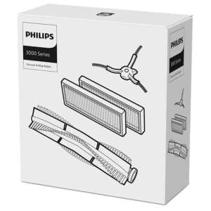 Philips 3000 Series Staubsauger- und Wischroboter-Wartungskit, enthält 2 EPA11-Filter, 1 Hauptbürste, 1 Seitenbürste - Saugroboter-Zubehör
