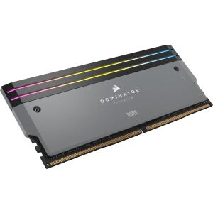 Corsair Dominator Titanium RGB DDR5 RAM modul 3/4 nézet - Corsair