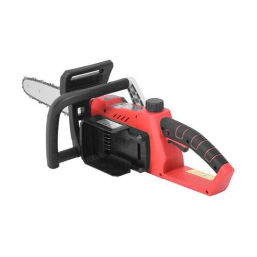 Hecht 9936 cordless chainsaw, battery powered, red and black