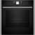 Neff B64VT73N0 N 90 Einbau-Backofen mit Dampfgarfunktion, schwarz, Frontansicht