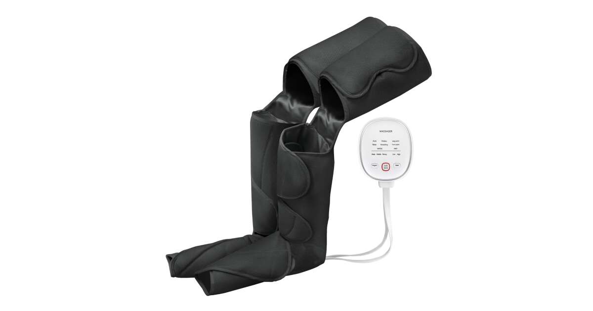 Aparat pentru masaj picioare profesional tip cizme cu incalzire si