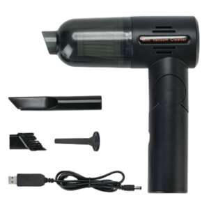 LED Wireless Air Blower and Vacuum Cleaner, 2-in-1, Portable, 60W, for PC Dust Removal, Keyboard, Monitor, Phone, Car, Air Conditioner, Furniture, Pet Hair, Battery Capacity