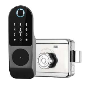Smart Lock, Waterproof, Fingerprint, Password, Card, Bluetooth APP, Key, for Exterior Doors