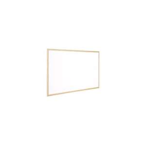 Tablă albă Bi-Office 60x90cm cu ramă din lemn, ștergere uscată - Table de conferinta