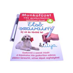 D-Toys Übungsheft für die ersten Wörter, abwischbar, 14 Seiten - Kinderheft Logik