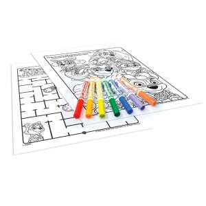 Crayola Psi Patrol Przygody Szczeniaków Kolorowanka i Książka z Zajęciami z 7 Zmywalnymi Markerami - Książka