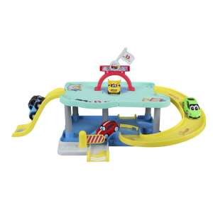 Hračky Bburago Junior Moja prvá tuningová garáž, viacúrovňová garáž s rampami a autami pre deti - Bburago