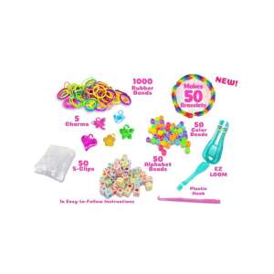 WeCool: ILY DIY bră?ară de cauciuc face kit cu margele în recipient de sticlă 87990672 - Jocuri de creat bijuterii