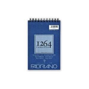 Fabriano 1264 Aquarellblock, 300g, A5, 20 Blatt, spiralgebunden - Zeichengeräte