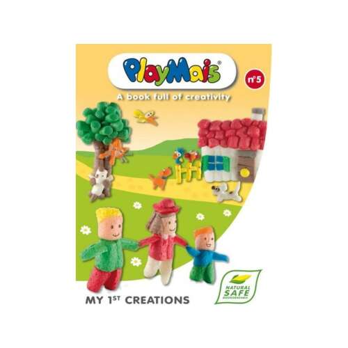 PlayMais My 1st Creations könyv, kreatív játék gyerekeknek - Playmais