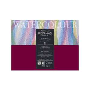Fabriano Watercolour 200g 30x40cm 20 Blatt Aquarellblock, säurefrei, 25% Baumwolle, FSC zertifiziert - Zeichengeräte