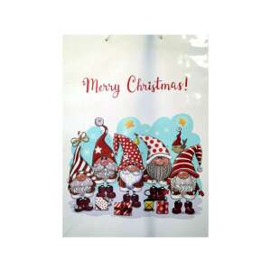 Geantă cadou de Crăciun cu design de gnom, 32,5x45,5x10cm - Ambalaje cadouri